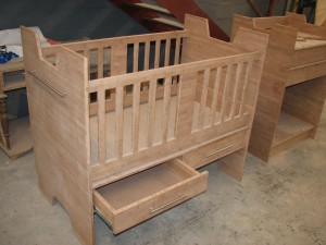 Sneak peek - solid bamboo baby crib
