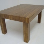 Strand Woven Bamboo coffee table - side view